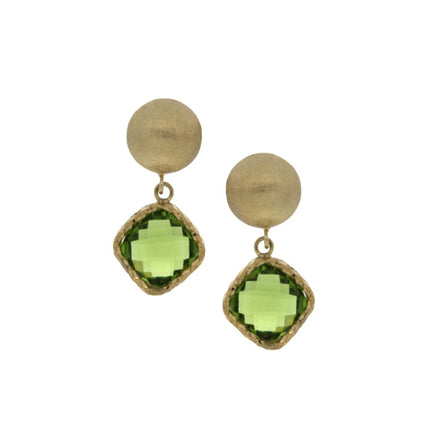 EARRINGS  GOLD 750 & SEMIPRECIOUS STONES - 91312