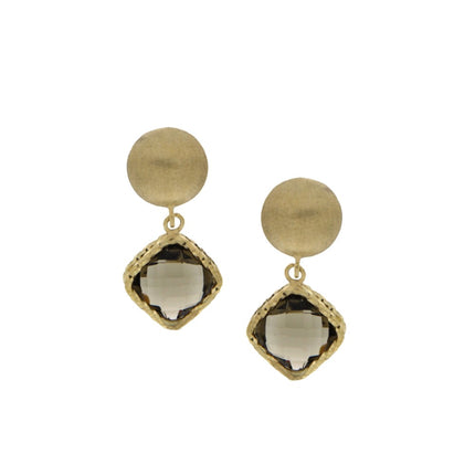 EARRINGS  GOLD 750 & SEMIPRECIOUS STONES - 91314