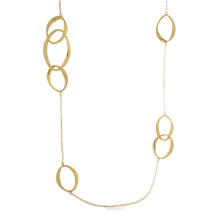 NECKLACE YELLOW SILVER 925 - 91638