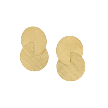 EARRINGS YELLOW SILVER 925 - 91650