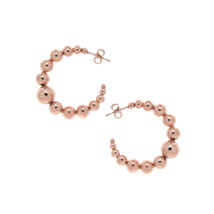 EARRINGS PINK SILVER 925 - 91653