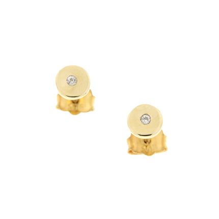 EARRINGS  GOLD 585 & C.Z.  - 91689