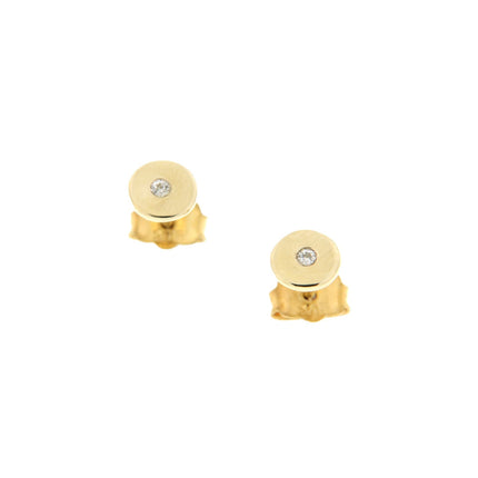 EARRINGS  GOLD 585 & C.Z. - 91689