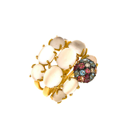 RING  GOLD 750 & PRECIOUS STONES - 91715