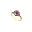 RING  GOLD 750 & PRECIOUS STONES