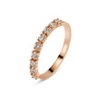 RING PINK GOLD 750 & PRECIOUS STONES