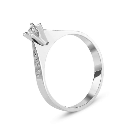 RING WHITE GOLD 750 & PRECIOUS STONES - 91921