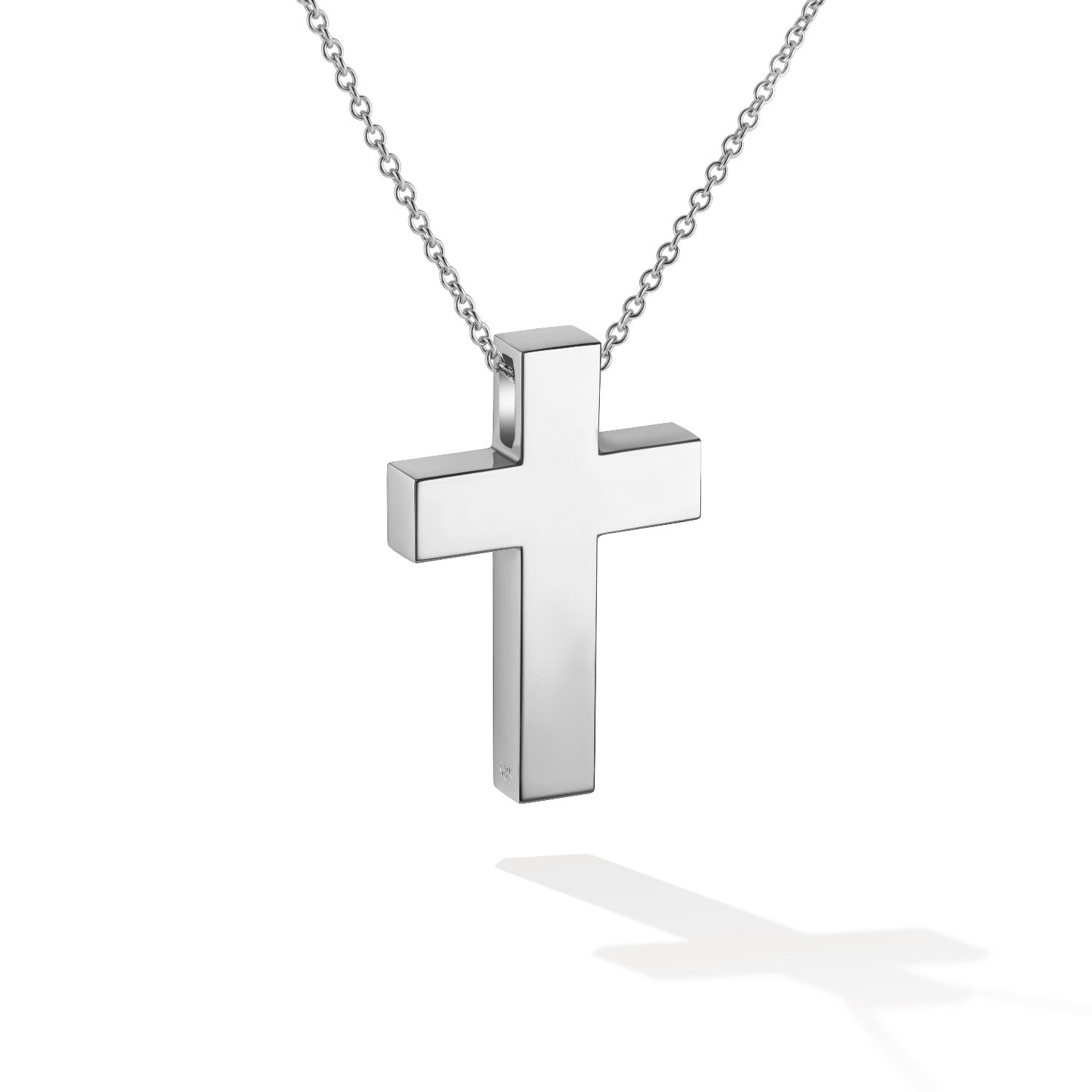 CROSS WHITE GOLD 585 (WITHOUT CHAIN) - 91949 - Availability: Immediately
