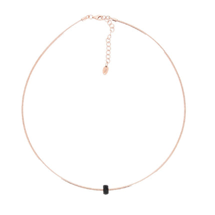 NECKLACE PINK SILVER 925 - 92001