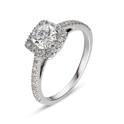 RING WHITE GOLD 750 & PRECIOUS STONES - 92206