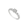 RING WHITE GOLD 750 & PRECIOUS STONES - 92236