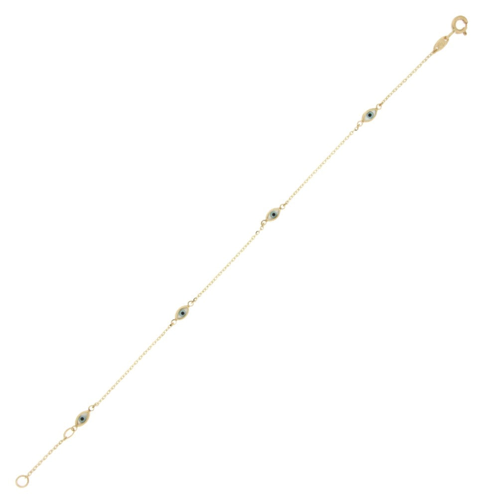 BRACELET GOLD 14K NO OR SYNTHETIC STONES