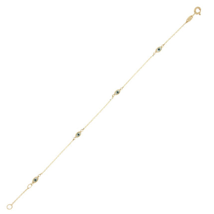 BRACELET  GOLD 585 & SEMIPRECIOUS STONES - 92242