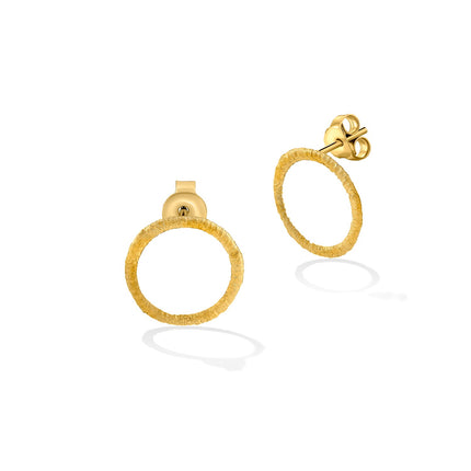 EARRINGS  GOLD 585 - 92418