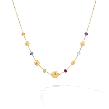 NECKLACE  GOLD 585 & SEMIPRECIOUS STONES - 92438