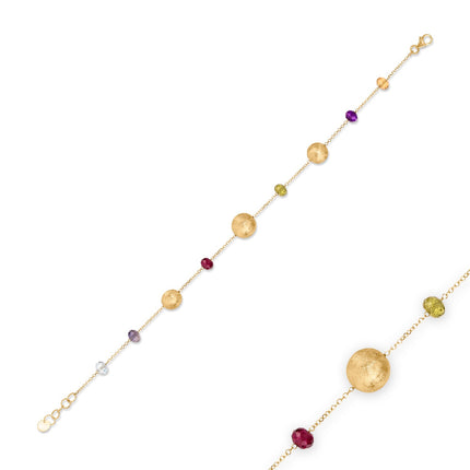 BRACELET  GOLD 585 & SEMIPRECIOUS STONES - 92440