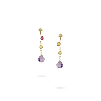 EARRINGS  GOLD 750 & SEMIPRECIOUS STONES - 92448