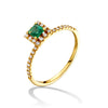 RING  GOLD 750 & PRECIOUS STONES