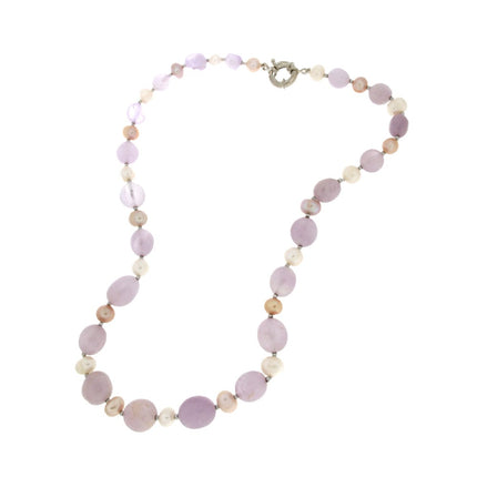 NECKLACE WITH PEARLS & SEMIPRECIOUS STONES - 92740