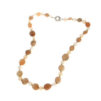 NECKLACE WITH PEARLS & SEMIPRECIOUS STONES - 92742