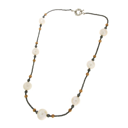 NECKLACE WITH PEARLS & SEMIPRECIOUS STONES - 92744