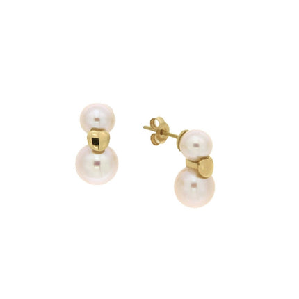 EARRINGS  GOLD 750 & PEARLS - 92775