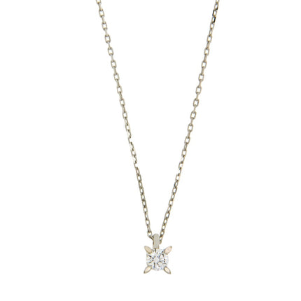 NECKLACE WHITE GOLD 750 & PRECIOUS STONES - 92824