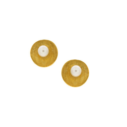 EARRINGS  GOLD 585 & PEARLS - 92846
