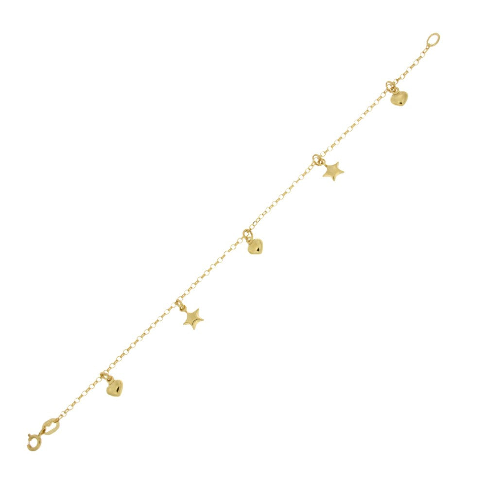 BRACELET GOLD 18K NO OR SYNTHETIC STONES