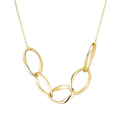 NECKLACE YELLOW SILVER 925 - 92939
