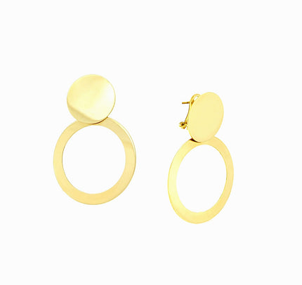 EARRINGS  GOLD 750 - 93076 - Availability: Immediately