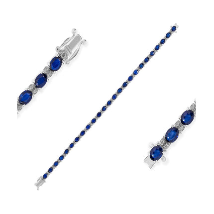 BRACELET WHITE GOLD 750 & PRECIOUS STONES - 93209