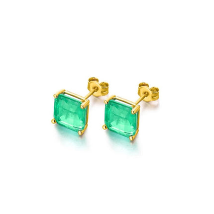 EARRINGS  GOLD 750 & SEMIPRECIOUS STONES - 93228
