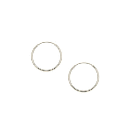 EARRINGS WHITE GOLD 585 - 93365
