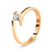 RING PINK GOLD 750 & PRECIOUS STONES