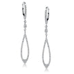 EARRINGS WHITE GOLD 750 & PRECIOUS STONES  - 93434