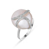 RING WHITE GOLD 750 & PEARLS