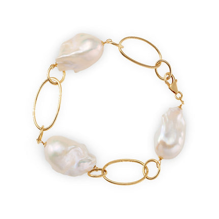 BRACELET  GOLD 750 & PEARLS - 93545