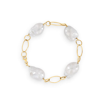 BRACELET  GOLD 750 & PEARLS - 93546