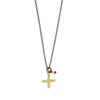 CROSS  GOLD 585 & SILVER CHAIN