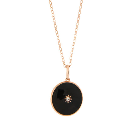 LOCKET NECKLACE PINK SILVER 925 - 93674