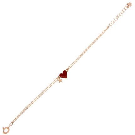 BRACELET PINK SILVER 925 - 93679