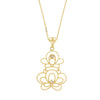 NECKLACE  GOLD 585 & C.Z.  - 93726