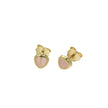 EARRINGS  GOLD 585 & SYNTHETIC STONES  - 93742