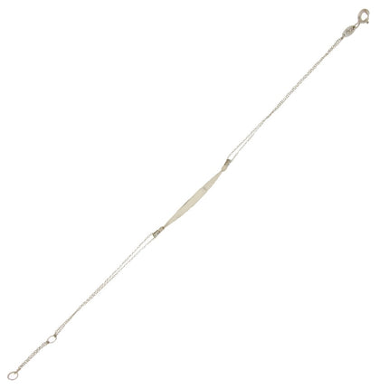 BRACELET WHITE GOLD 585 & C.Z. - 93773