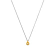 NECKLACE  GOLD 585 & C.Z. & SILVER CHAIN - 93861