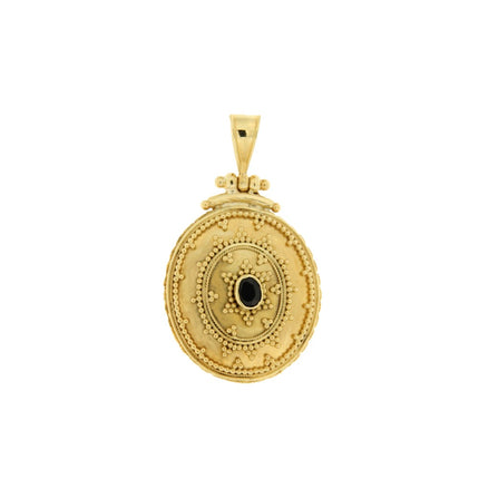 PENDANT  GOLD 750 & PRECIOUS STONES - 93867