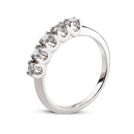 RING WHITE GOLD 750 & PRECIOUS STONES - 93883