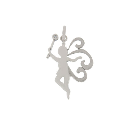 PENDANT WHITE GOLD 750 & PRECIOUS STONES  - 93938