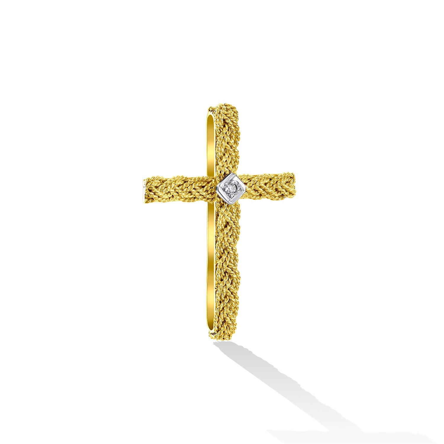 CROSS  GOLD 750 & PRECIOUS STONES